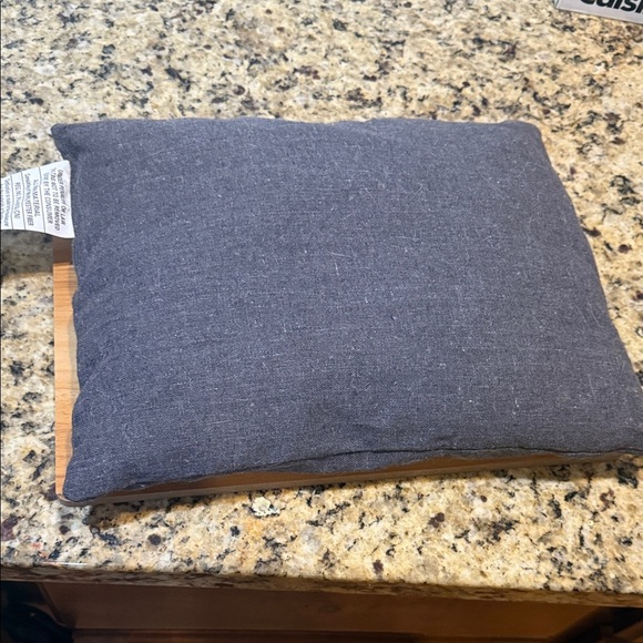 None Other - Gray Linen Cushion Laptop Pillow